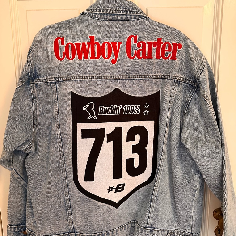 Cowboy Carter Blue Jean Jacket